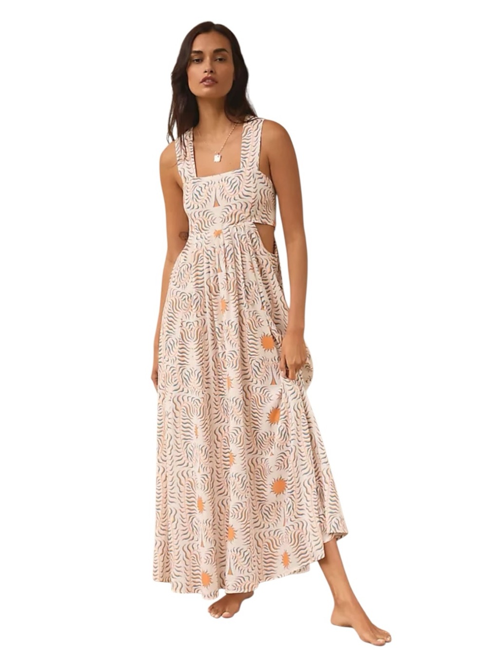 Anthropologie Tigre Indigo Piper Bandeau Maxi Dress NWT Medium